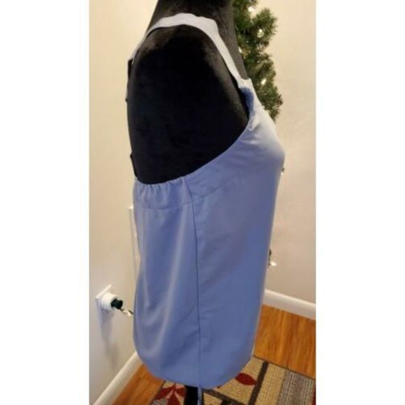 Gap Body Fit Grey Cross Strap Athletic Drawstring Tank Top - Picture 3 of 9